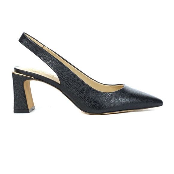 Vince Camuto Shoes - Vince Camuto Hamden Black Leather Pumps Size 11